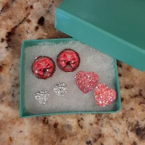 Bow And Hearts Earring Bundle